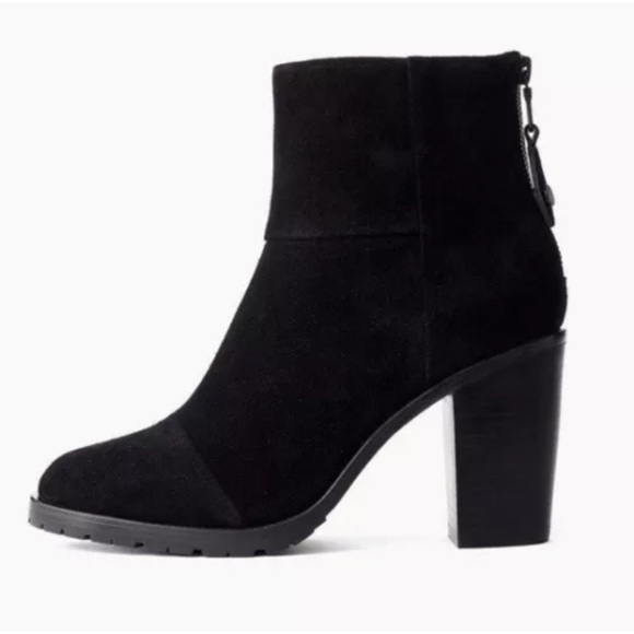 RAG & BONE NEWBURY 2.0 BLACK SUEDE CLASSIC ANKLE BOOTIES BOOTS SZ 6.5 36.5 NEW - Picture 3 of 11